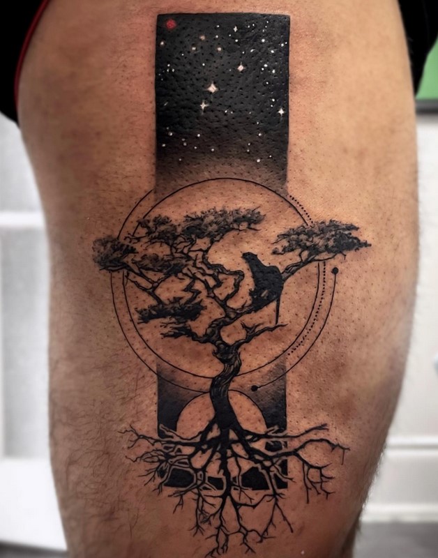 tree in space