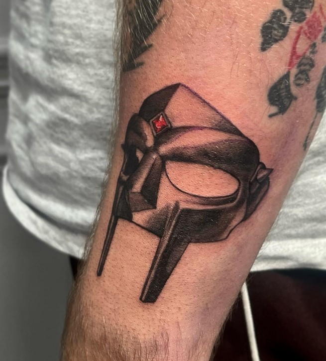 mf doom tattoo