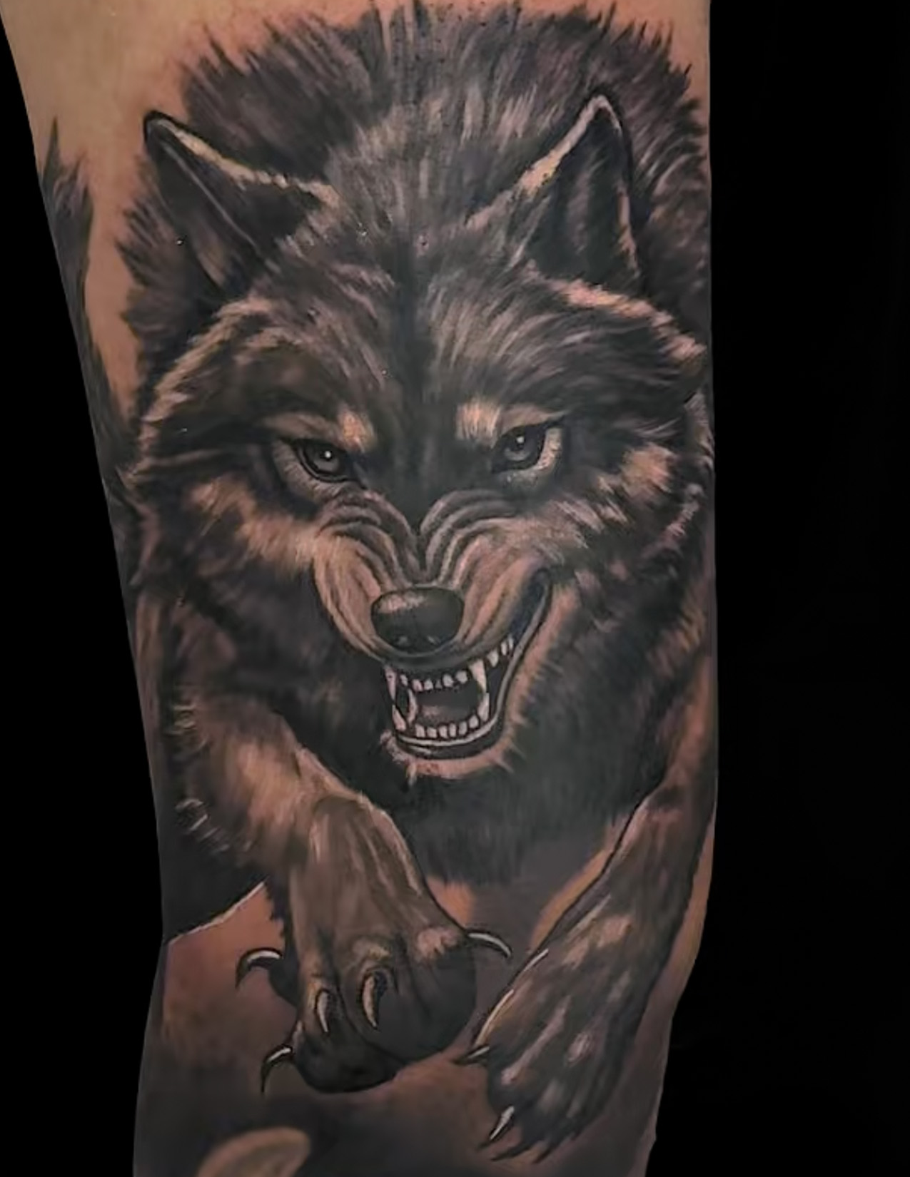 wolf tattoo