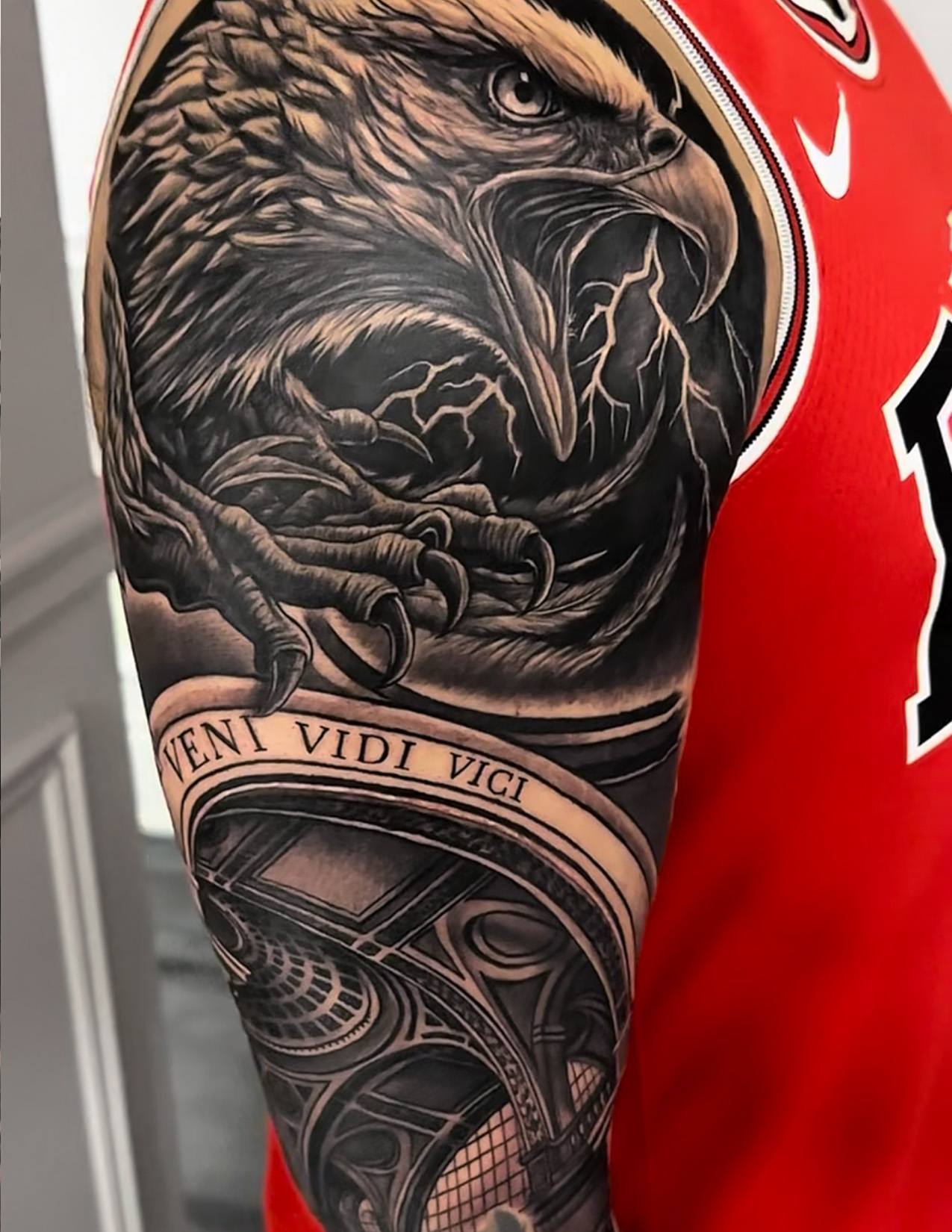 eagle sleeve tattoo