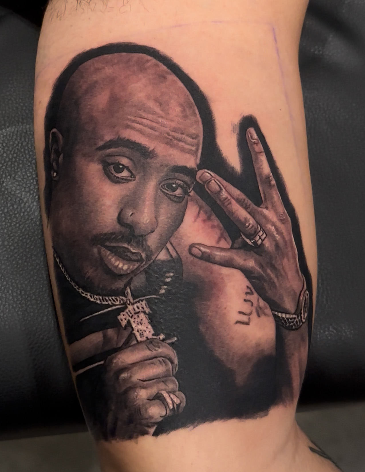 tupac tattoo