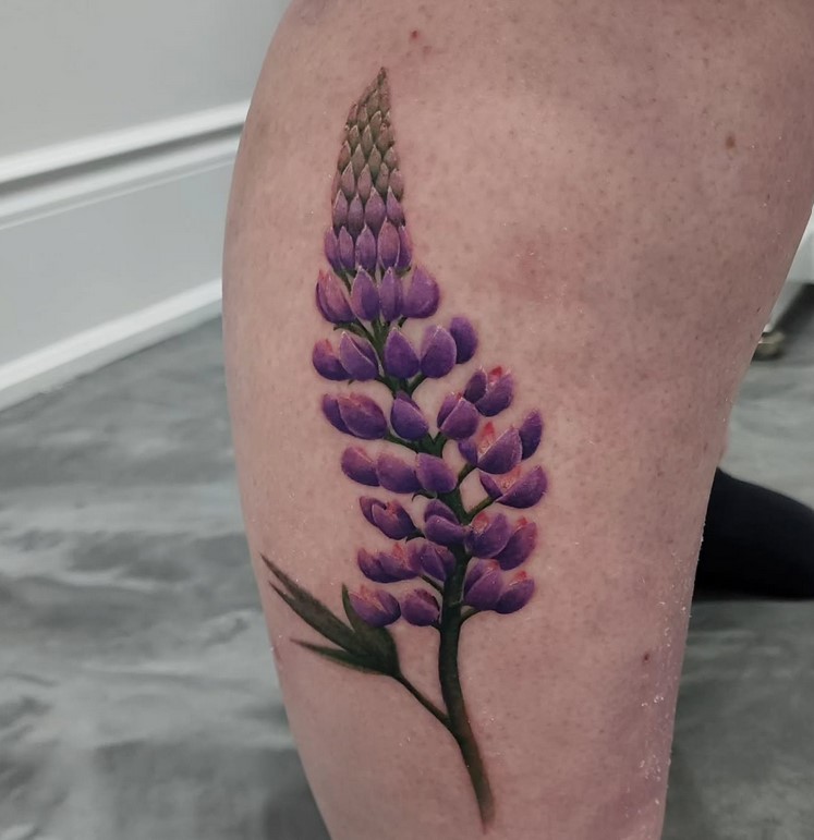 floral tattoo