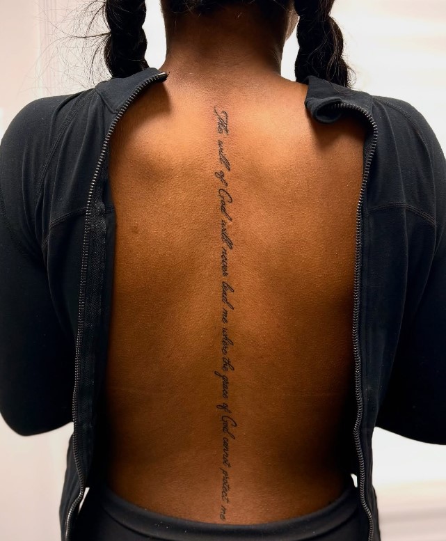 spine tattoo